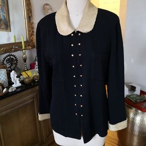 Glamorous Flat Knit Wool Jacket